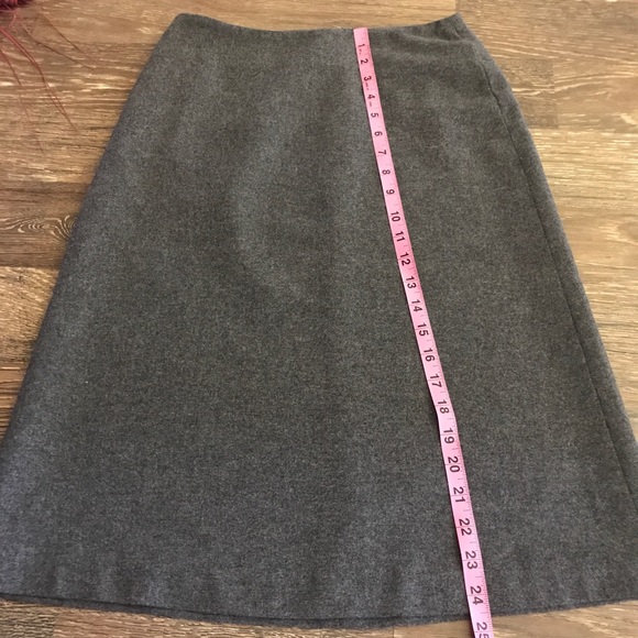 Gap gray wool stretch midi skirt 1 - Picture 5 of 6